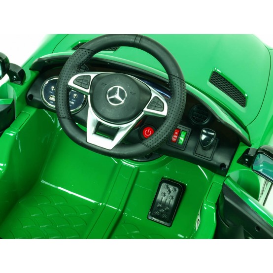 Mercedes-Benz AMG GT R s 2.4G dálkovým ovládáním a realistickým LED osvětlením, zelené lakované